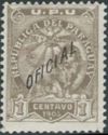1903 Sentinel Lion - overprinted "OFICIAL"