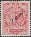 1903 Sentinel Lion - overprinted "OFICIAL"