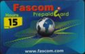 15 Hrs. FASCOM Prepaid card (not refundable)