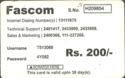Rs.200 5 Hours Fascom Premium Card