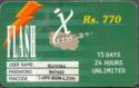 Rs.770 Xcess Flash 15 days 24 Hrs Unlimited