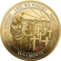 10 Crowns (Lest We Forget - Gold Plated)