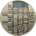 250 Francs (50 Years of Be Ne Lux Treaty)