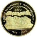 150 Ecu (35th Anniversary European Investmentbank)