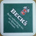 Sottobicchiere-di-Birra:-Beck--s-(Brauerei-Beck-GmbH--amp--Co.-KG,-Germania,-Repubblica-Federale)