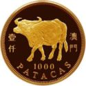 1,000 Patacas (Year of the Ox)
