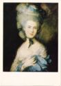 Thomas Gainsborough. Lady in Blue. Portrait of the Duchess of Beautford. 1770s