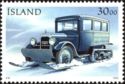 Stamp Day: Post cars - Citroen snowmobile
