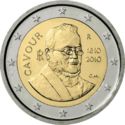 2 Euro (200th Birthday of Camillo Benso - Conte di Cavour)