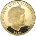 1 Crown (Winston Churchill 50th Anniversary of Death - Gold Plated)