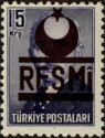 Ismet Inonu (1884-1973), Overprinted in Dark Brown