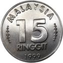 15 Ringgit (1st Petronas Malaysian F1 Grand Prix 1999 Kuala Lumpur)