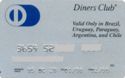 Diners Club valid only in