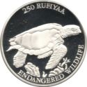 250 Rufiyaa (Endangered Wildlife - Turtle)