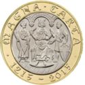 2 Pounds (800th Anniversary of Magna Carta 4th Portrait)
