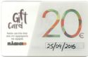 Gift Card 20 Euro