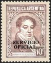 Bernardino Rivadavia (1780-1845), ovpt.
