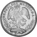 4 Reales (FIRST REPUBLIC. Real de catorce)