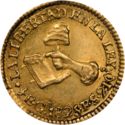 ½ Escudos (FIRST REPUBLIC. Guadalajara)