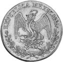 4 Escudos (FIRST REPUBLIC. Durango)