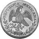 4 Escudos (FIRST REPUBLIC. Guadalajara)