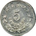 5 Centavos (Zs - Zacatecas)