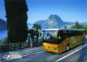 Centenary of Swiss Postbus. Bus traveling