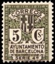 Coat of Arms of Barcelona - Serie 4a.