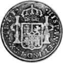 2 Reales (Villa Gran - Insurgent Countermarked Coinage)