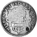 2 Reales (Osorno - Insurgent countermarked coinage)