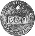 2 Reales (LCM - Royalist countermarked coinage)