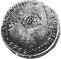 4 Reales (Osorno - Insurgent countermarked coinage)