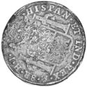 8 Reales (Chilpanzingo - Insurgent countermarked coinage)