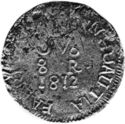 8 Reales (Chilpanzingo - Insurgent countermarked coinage)