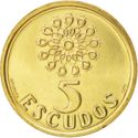 5 Escudos