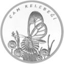 20 Lira (Glasswing Butterfly - Cam kelebeği - Greta oto)