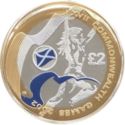 2 Pounds (17th Commonwealth Games - Scotland - Silver Piedfort)