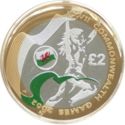 2 Pounds (17th Commonwealth Games - Wales - Silver Piedfort)