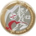2 Pounds (17th Commonwealth Games - Northern Ireland - Silver Piedfort)