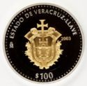 100 Pesos (180th Anniversary of Federation - Veracruz)