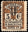 Coat of Arms of Barcelona - Serie 3a.