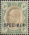Edward VII, overprinted