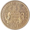 10 Francs (Prince Pierre Foundation)