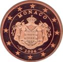 1 Euro Cent (Coat of Arms of Monaco)
