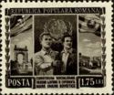 Romanian and Soviet workers symbolize friendship
