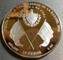10 Pesos (Spanish Royal Visit. Castro and Juan Carlos I)