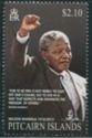 Mandela with right hand rising