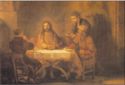 "Les Pelerins d'Emmaus" (detail), 1648