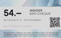 Insider Bar-Cheque