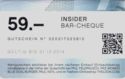 Insider Bar-Cheque